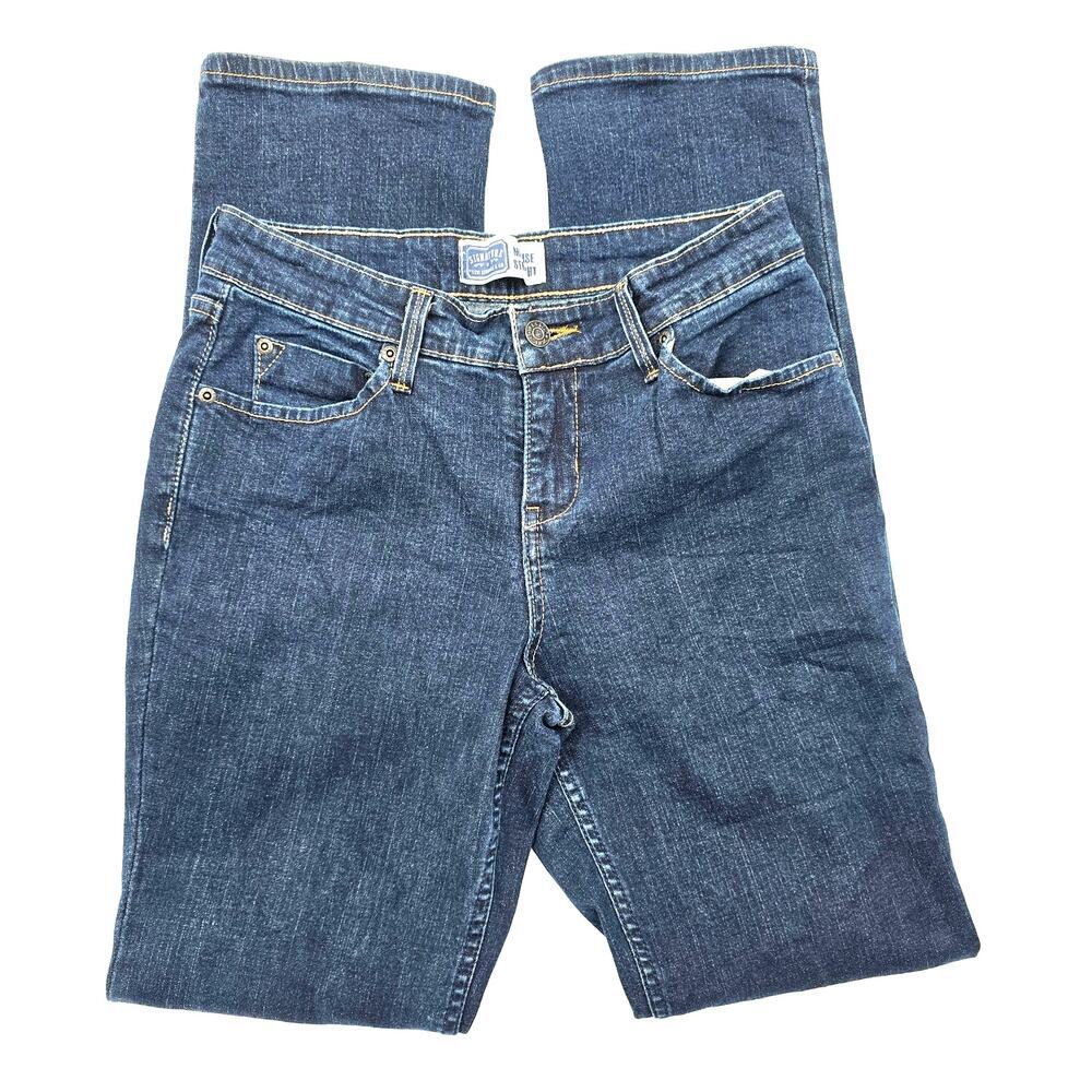 Levi's Strauss & Co Mid Rise Straight Blue Denim Jeans Pants‎ Bottoms Size 4